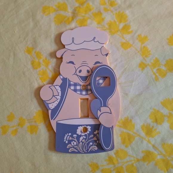 Source Unknown Other - Kitchsy pig chef light switch